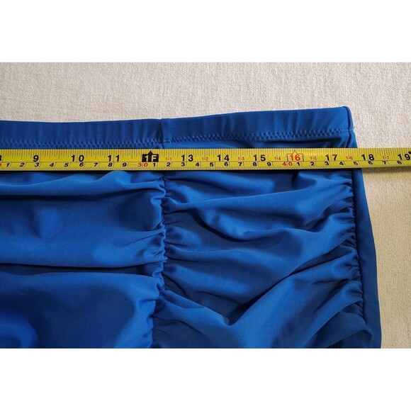 Raisins Curve Blue Tankini Two Piece Swimsuit Beach Bright Tropical Sz 24W 22W - Picture 11 of 14